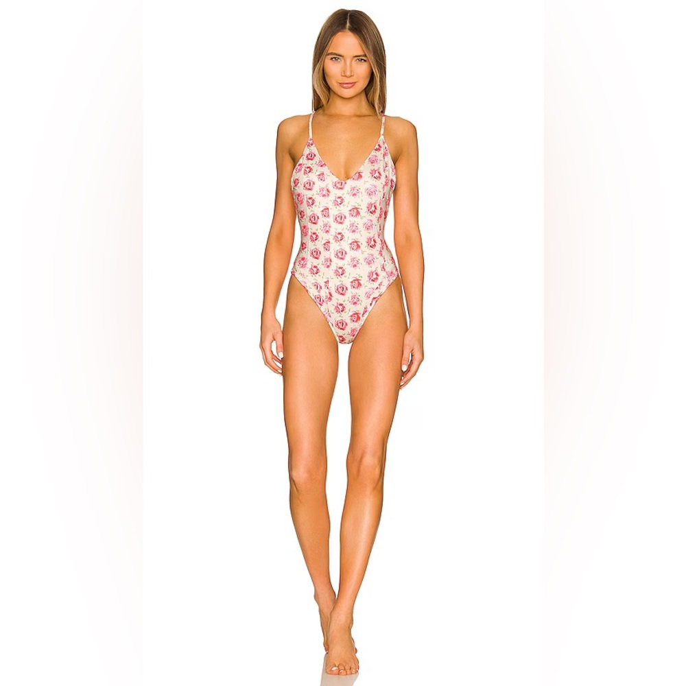 Women's Floral Cherry Shailee One Piece Swimsuit